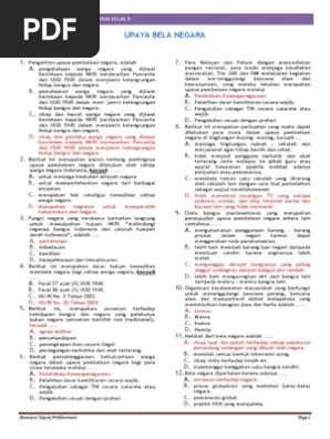 Buku teks pendidikan pancasila dan kewarganegaraan (ppkn) kelas x untuk. Soal Latihan Jawaban Upaya Bela Negara Part 3 Pdf