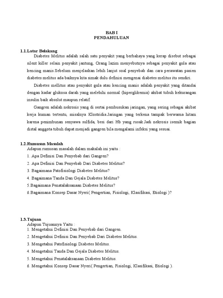 Makalah Tentang Diabetes Melitus | PDF