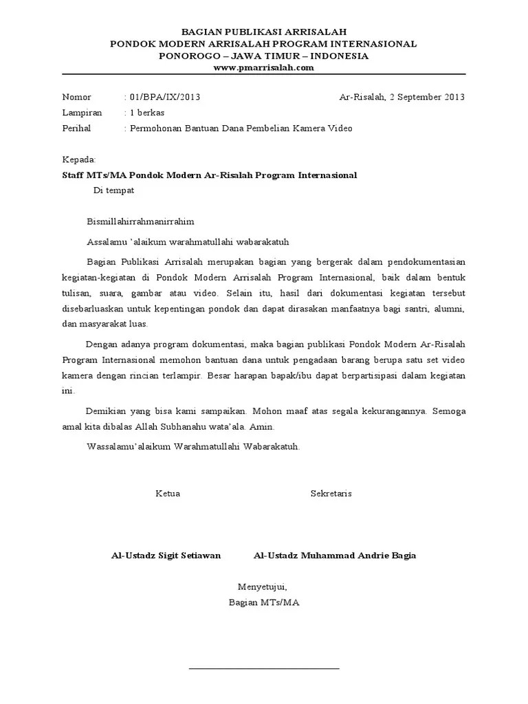 Dari latarbelakang tersebut di atas kami berupaya memenuhi sarana prasarana pendidikan melalui proposal bantuan pengadaan sarana belajar smp yaitu mebuler. Proposal Pengadaan Kamera Pdf