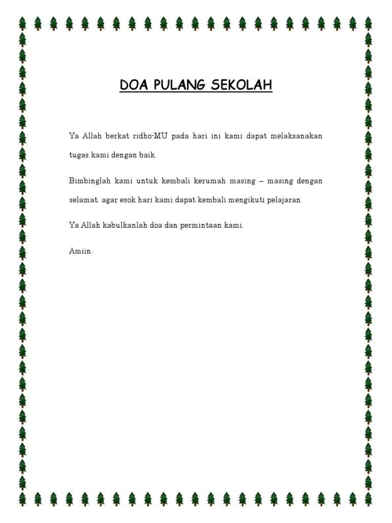 Doa sebelum dan sesudah belajar lengkap bahasa arab latin. Doa Anak Katolik Sebelum Belajar
