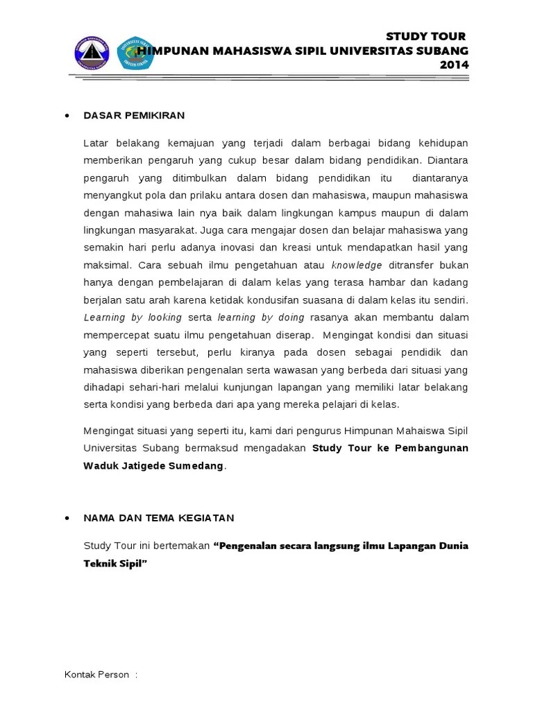 Proposal Studi Banding Bem Km Itsb 