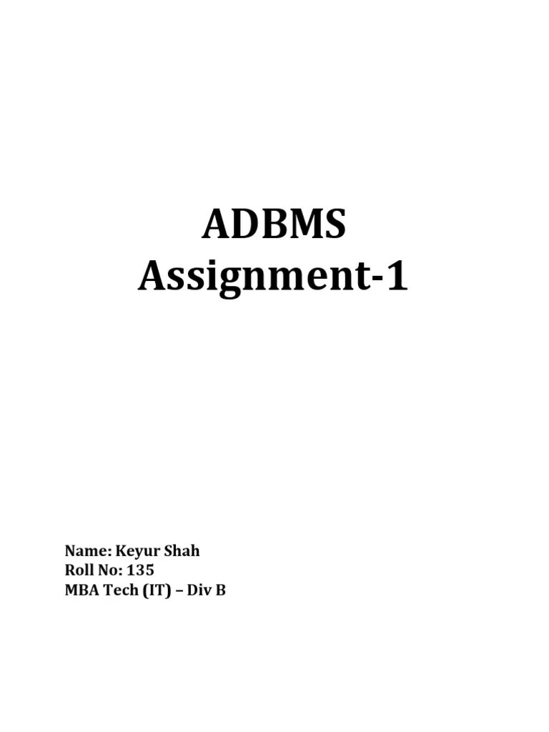 Advanced Database Management System | PDF | Database Transaction | Replication (Computing)