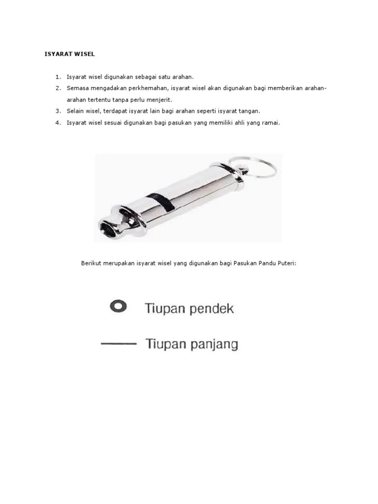 Isyarat Pandu Puteri Remaja / Kuiz Pandu Puteri Education Quiz Quizizz
