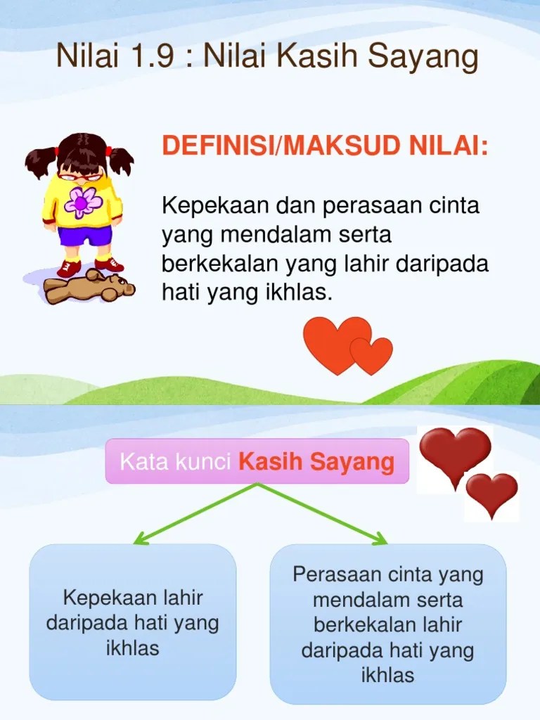 Ipendidikan » karangan » kepentingan keluarga yang bahagia dan harmoni. Nilai Kasih Sayang Pdf