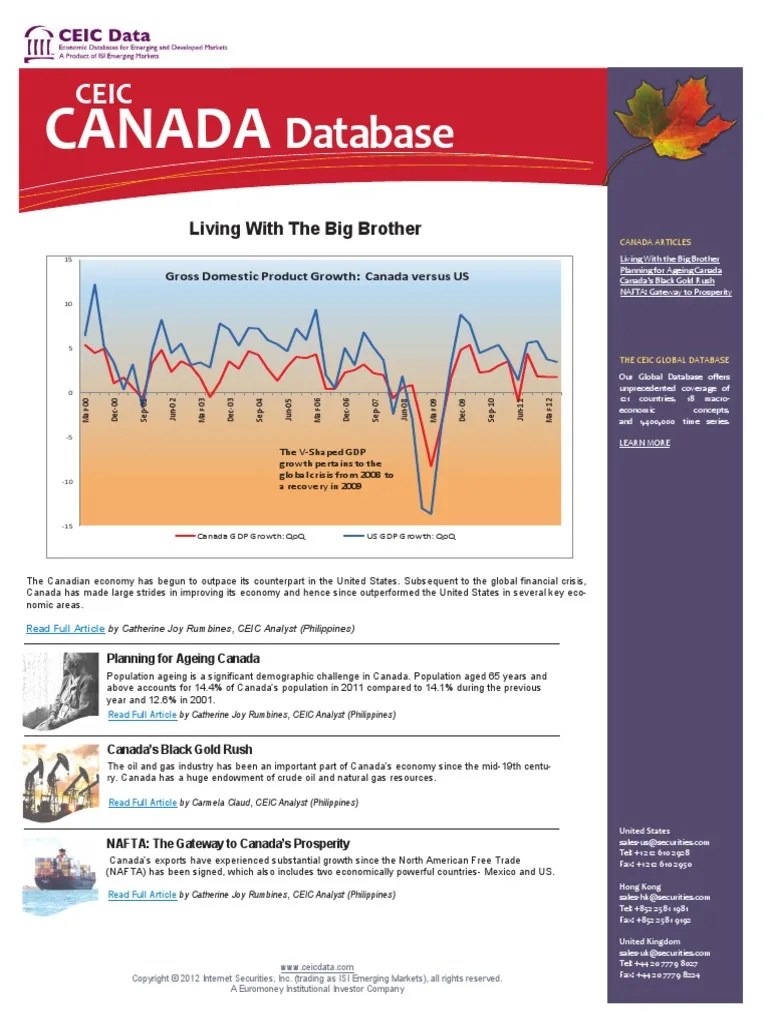 Canada Newsletter | PDF | Canada | North American Free Trade Agreement