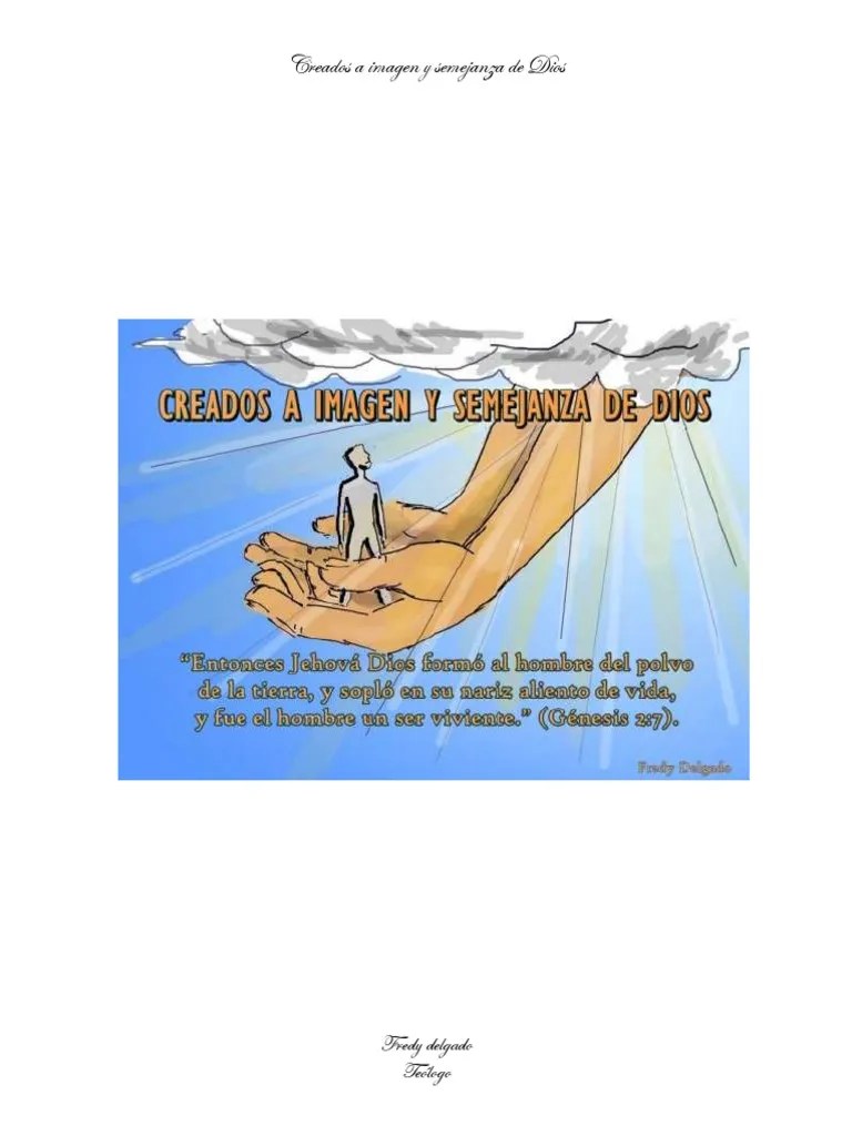 Creados A Imagen Y Semejanza De Dios | PDF | Alma | Cristo (título)