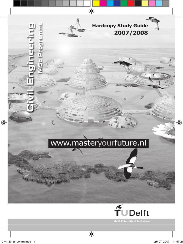 MSC Civil Engineering TU Delft 2007-2008 | PDF | Academic Degree ...