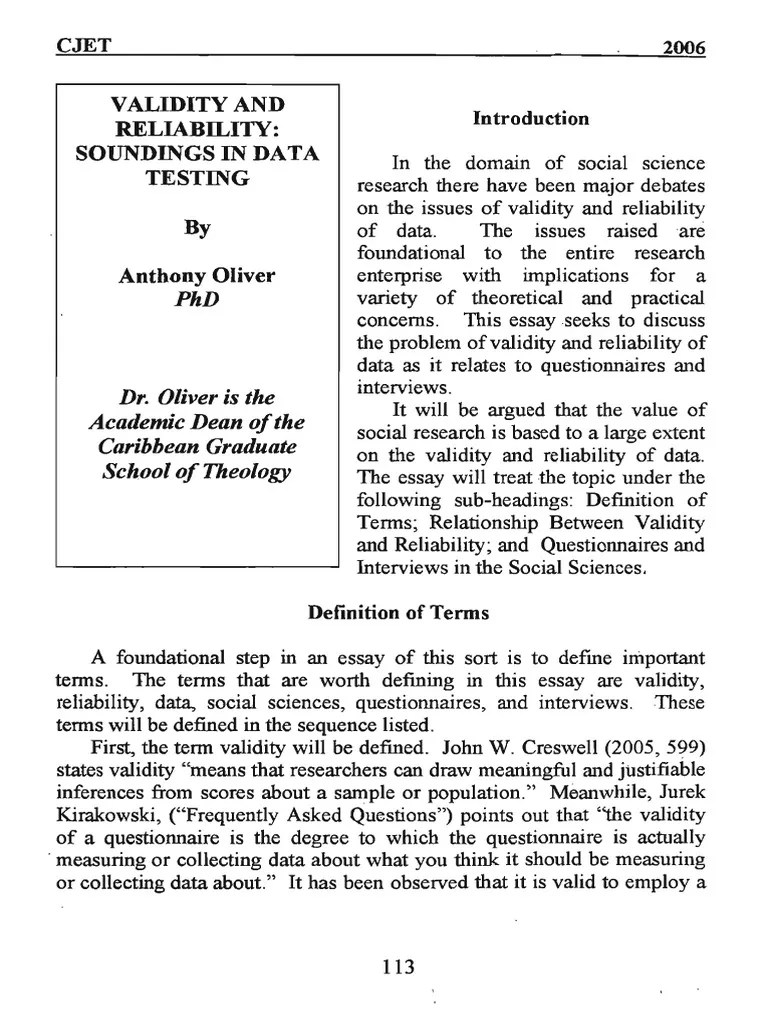 Education Research | PDF | Validity (Statistics) | Survey Methodology