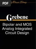 Design Of Analog Cmos Integrated Circuits Razavi