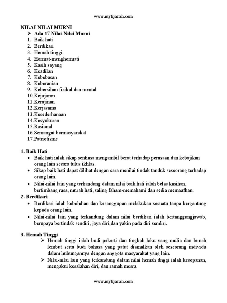 16 Nilai-Nilai Murni : Sme 6044 Issues In Mathematics Education Pensijilan Guru