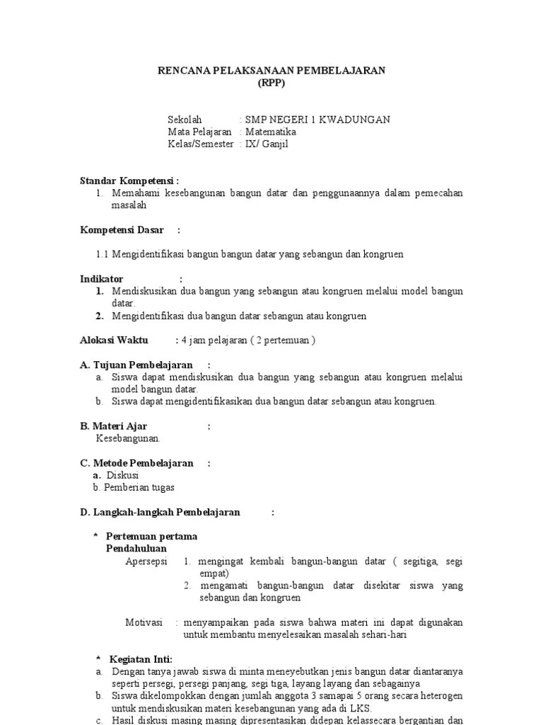Check spelling or type a new query. Rpp Matematika Smp Kelas Ix Pdf