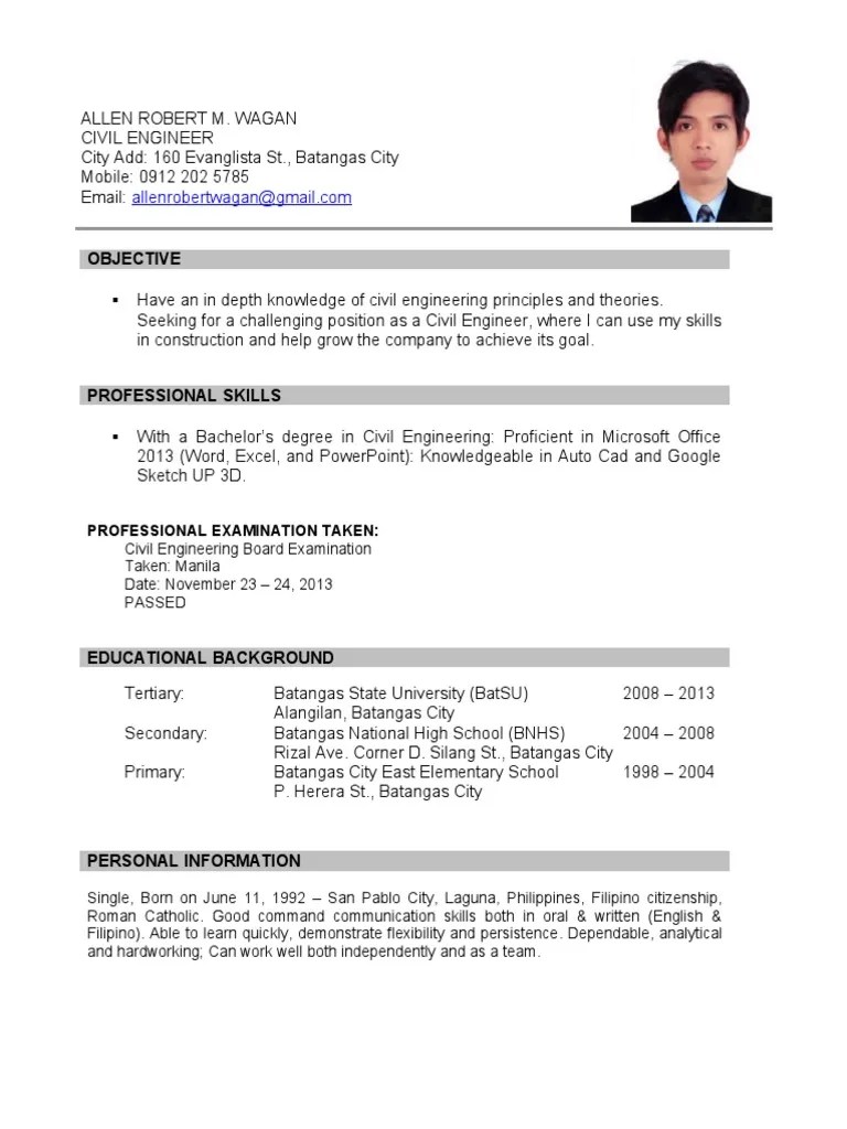 Do you need a strategic resume to get your next leadership role or even a more challenging position? Sample Resume for fresh graduate