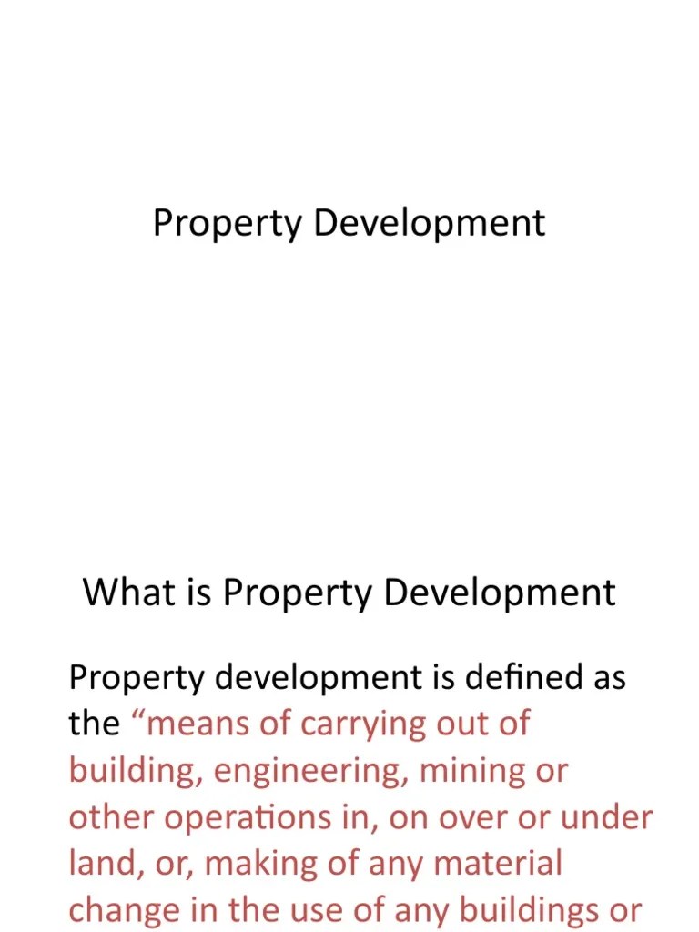 Property Development | PDF | Property | Apartment