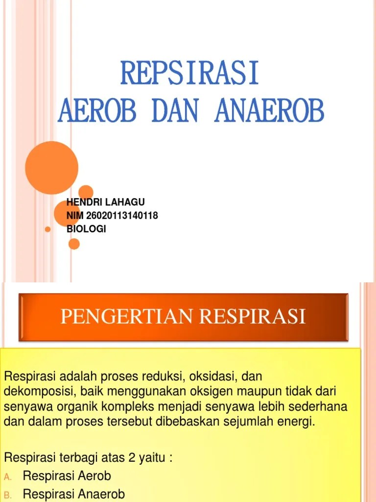 Respirasi Aerob Dan Anaerob | PDF