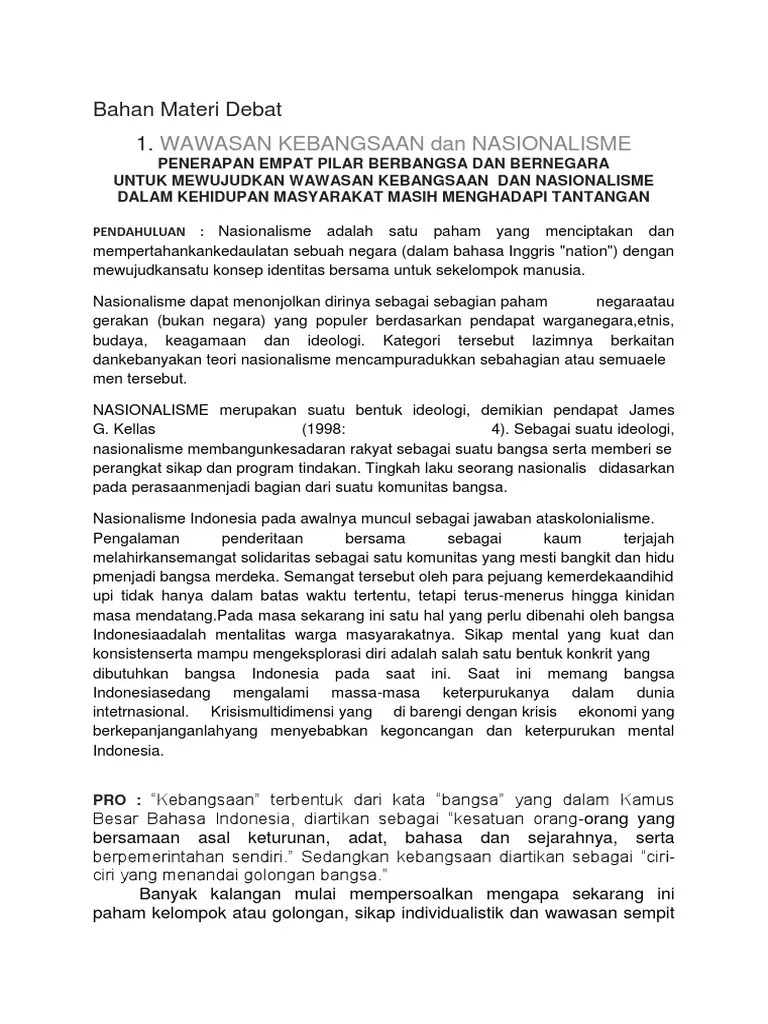 Untuk kamu yang aktif berorganisasi, tentunya sudah tidak asing dengan istilah ini, khususnya anak osis yang selalu rajin dan kreatif dalam rapat kegiatan. Contoh Teks Debat Pro Dan Kontra Tentang Media Sosial ...