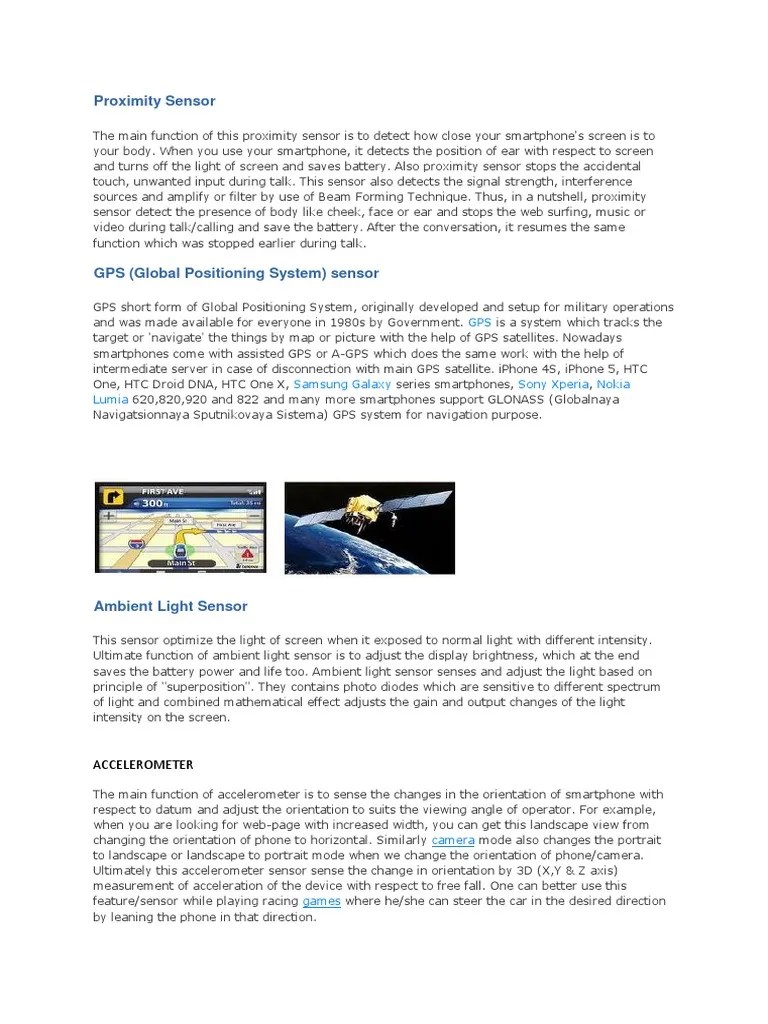 Proximity Sensor: Accelerometer | PDF | Accelerometer | Gyroscope