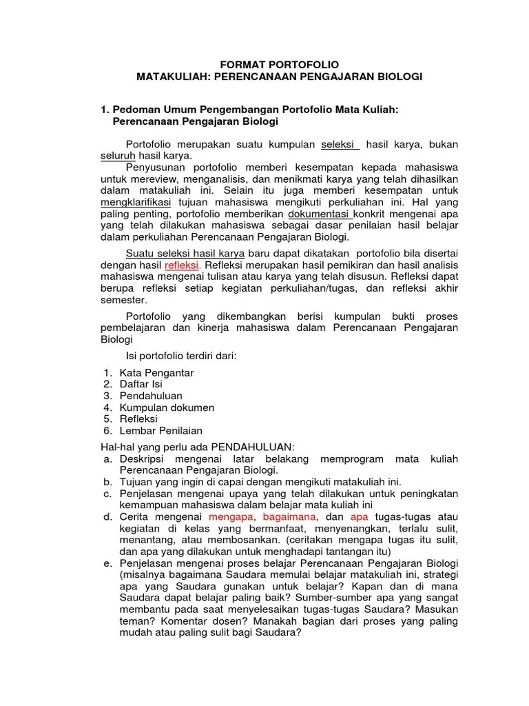 Tugas 3 statistika pendidikan pengumpulan data (collecting data) nur annisa pai b. Format Portofolio