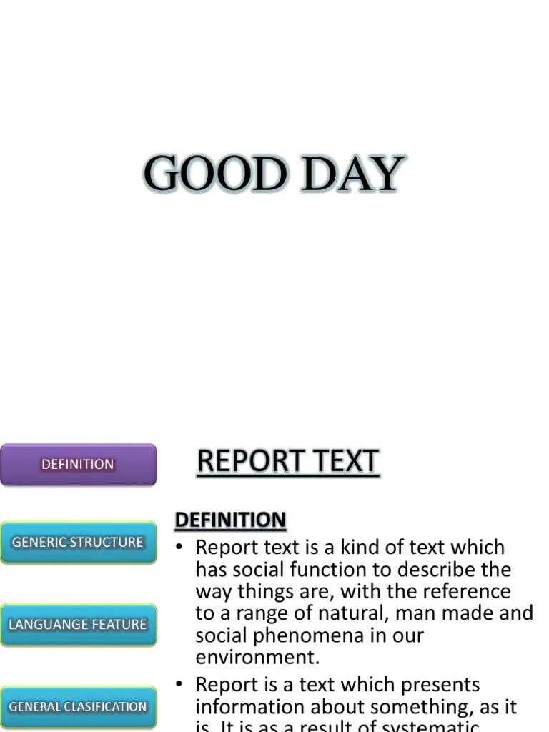 Report Text | Grammatical Tense | Hospital