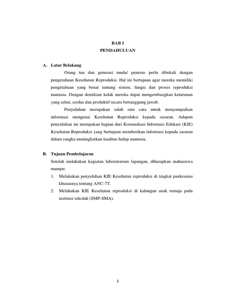 Laporan Kespro | PDF