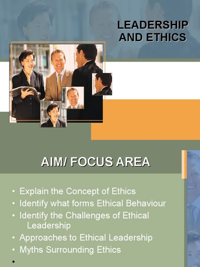Leadership Ethics | PDF | Leadership | Morality