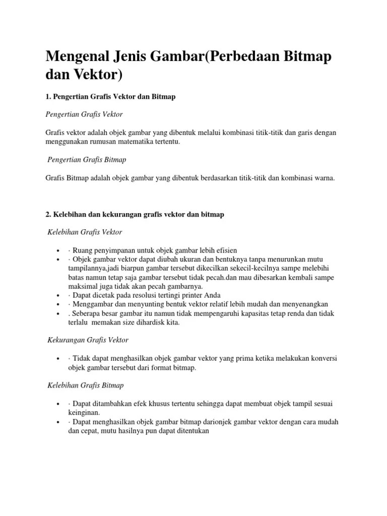 Keunggulan Grafis Vektor – Nasi