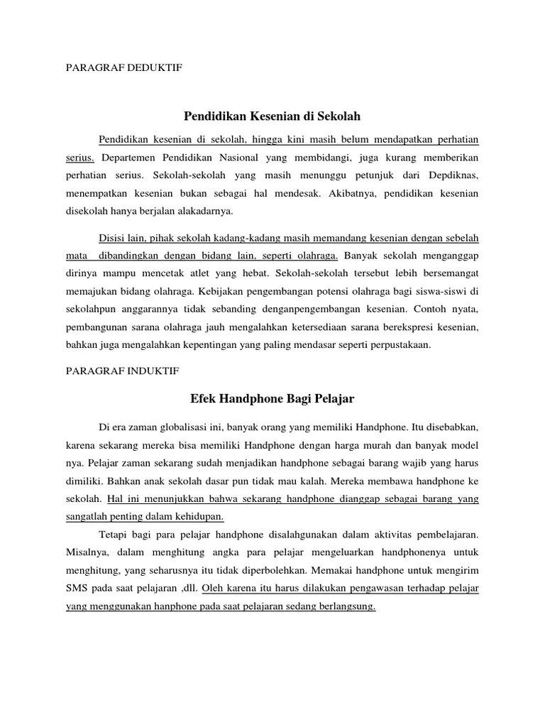 Paragraf Deduktif 