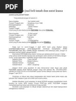 Dengan demikian tidak ada yang bisa melanggar aturan yang sudah dibuat oleh kedua belah pihak dalam hal jual beli. Contoh Surat Perjanjian Jual Beli Tanah Dan Rumah