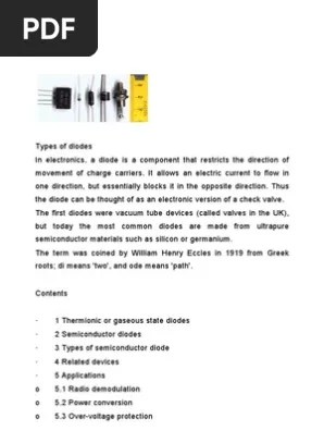 Diode Diodes Rectifiers 2020 01 05