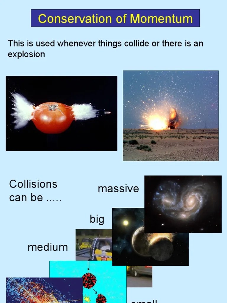 PP Conservation Of Momentum | PDF | Momentum | Collision