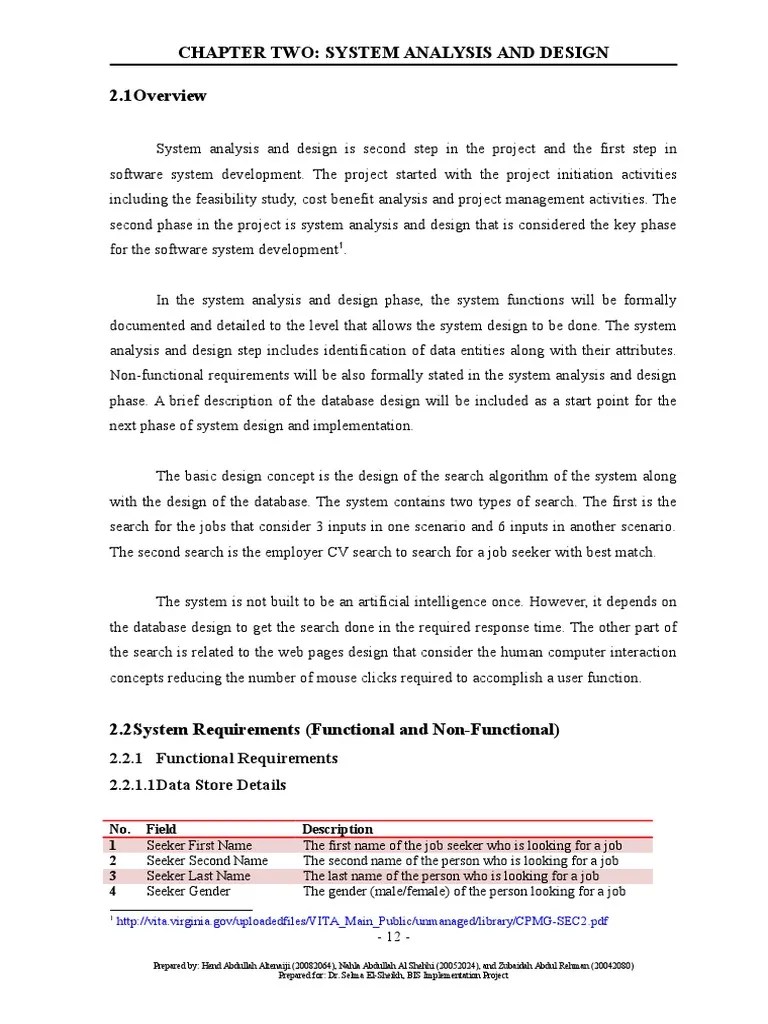 Chapter 2: System Analysis And Design | PDF | Databases | Digital ...