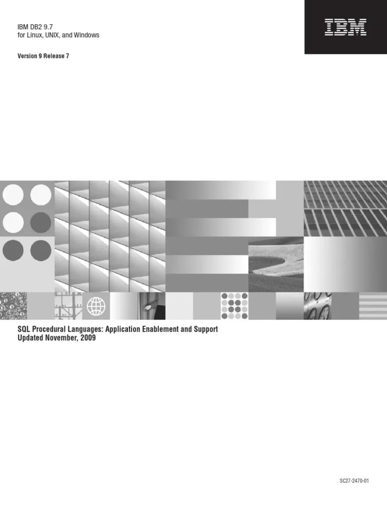 IBM DB2 9.7 For Linux, UNIX, And Windows | PDF | Pl/Sql | Sql