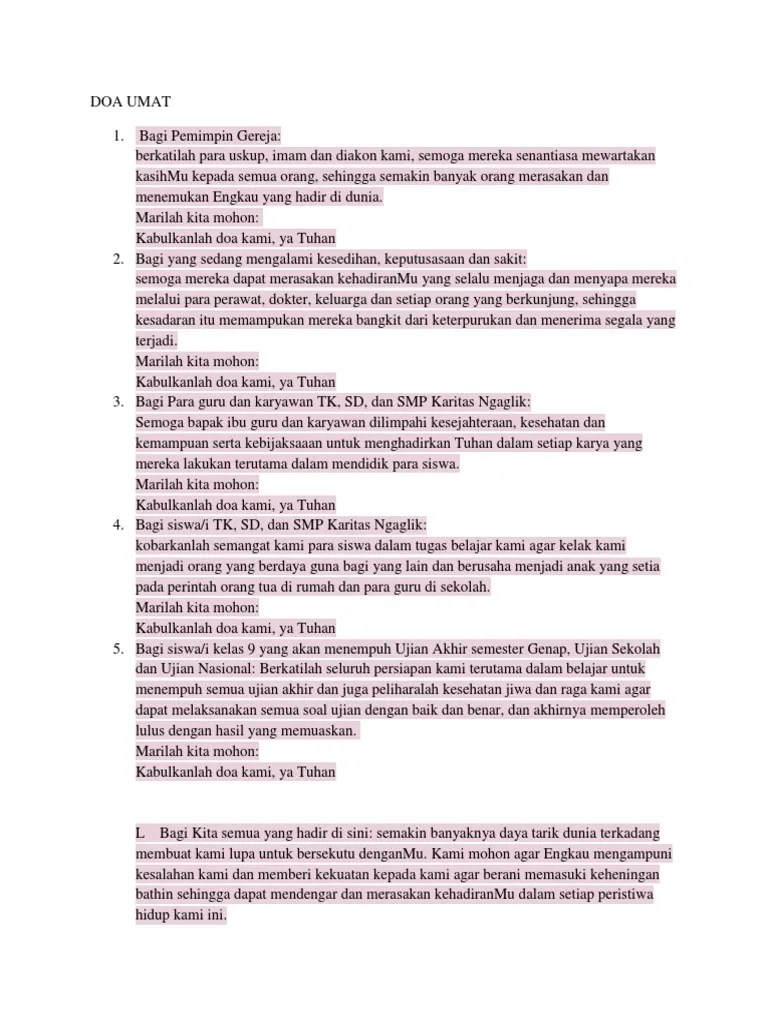 Kumpulan Doa Arwah Katolik - Listen oo