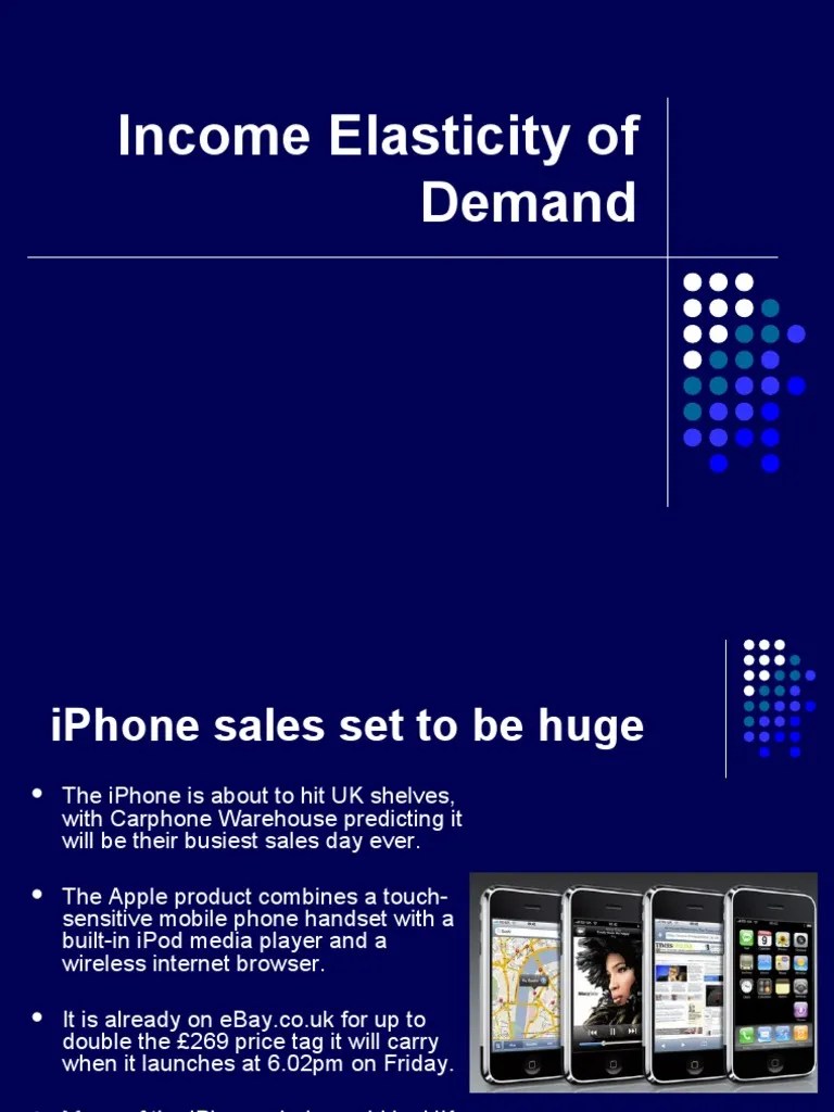 3.1 Income Elasticity Of Demand | PDF | Price Elasticity Of Demand | Demand