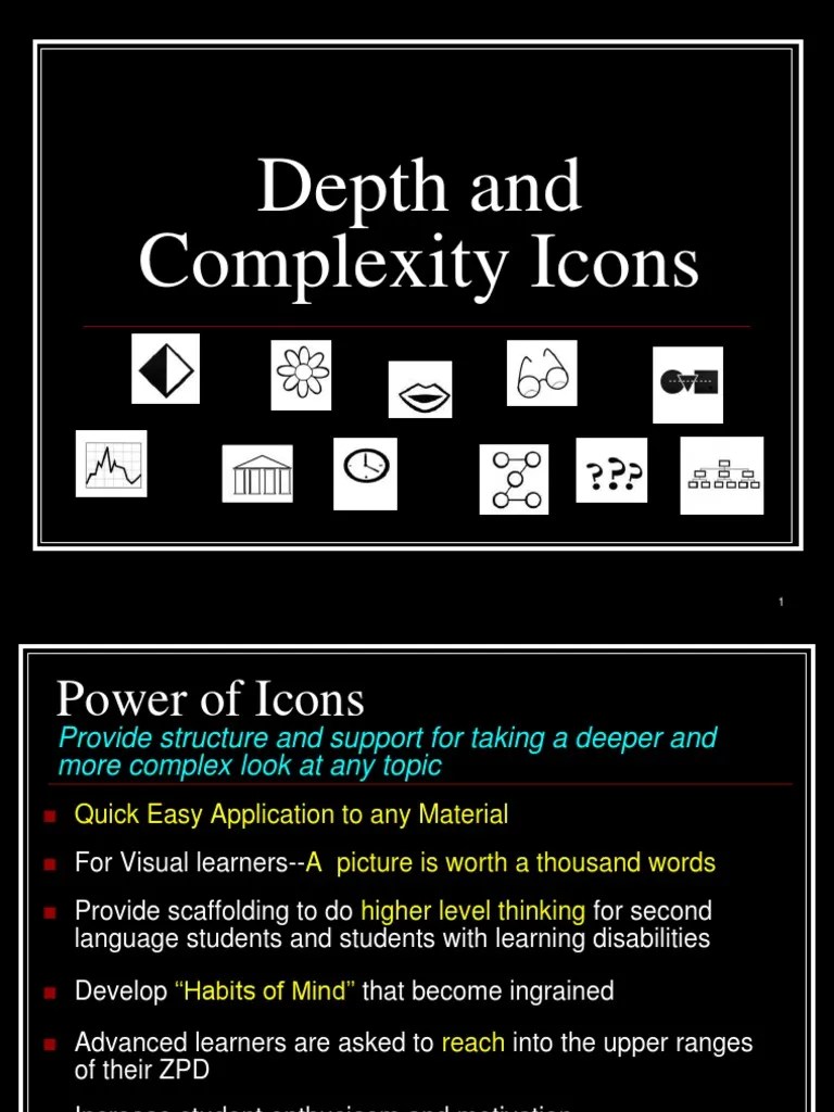 2 Icon Slide Presentation | Download Free PDF | Concept | Complexity