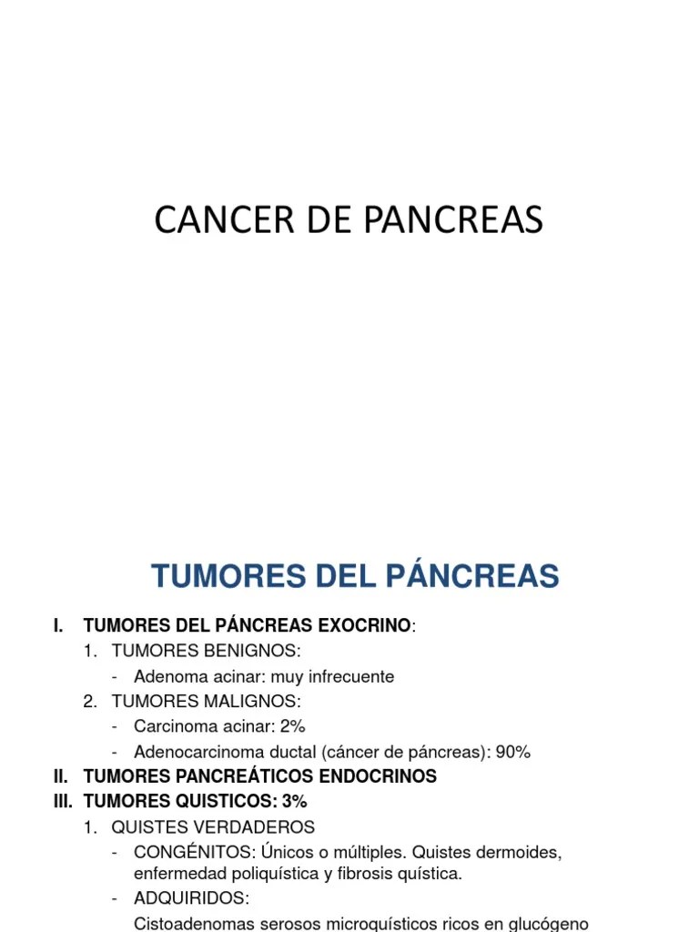 Cancer De Pancreas-Ya | PDF | Páncreas | Cáncer