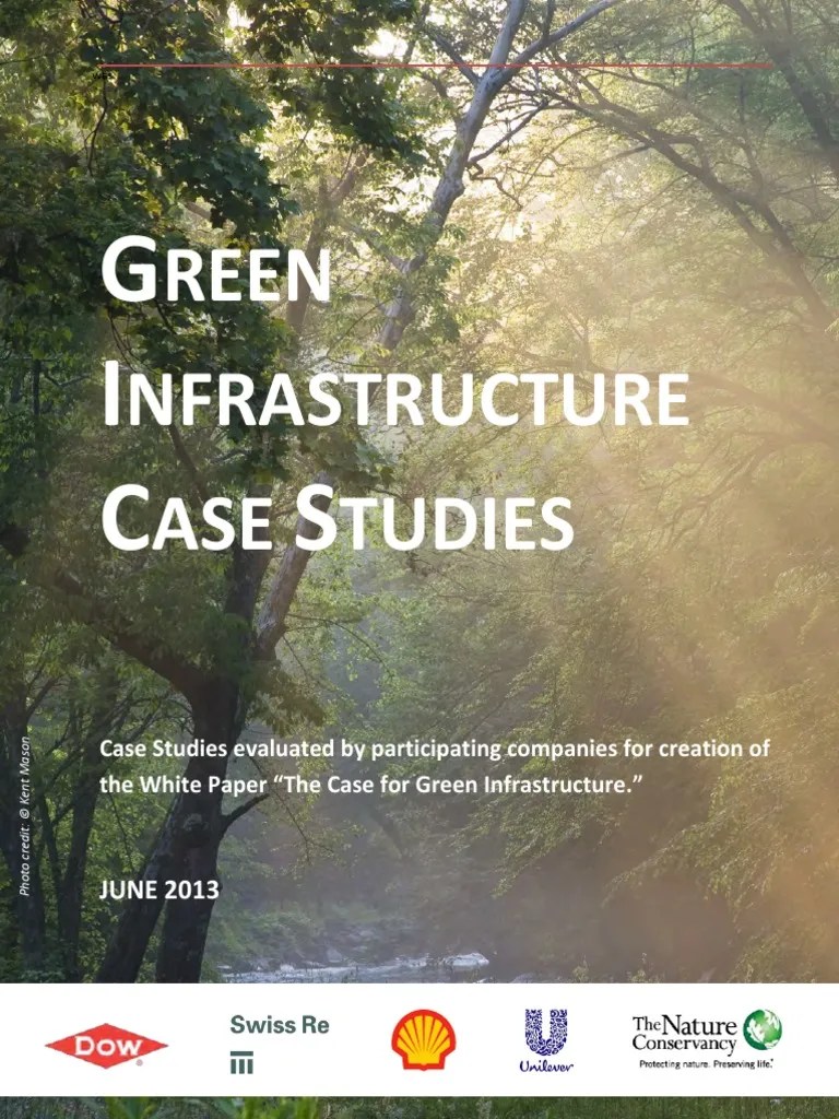 Case Studies For Green Infrastructure | PDF | Green Infrastructure ...