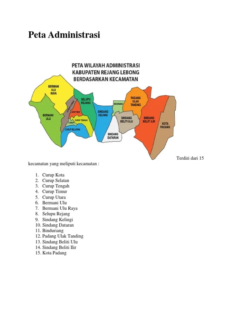 Peta Rejang Lebong | PDF