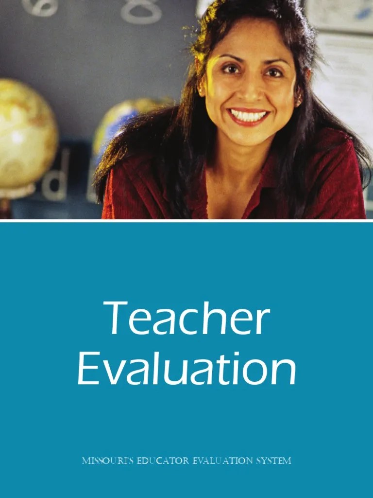 Teacher Evaluation: Missouri'S Educator Evaluation System | PDF ...
