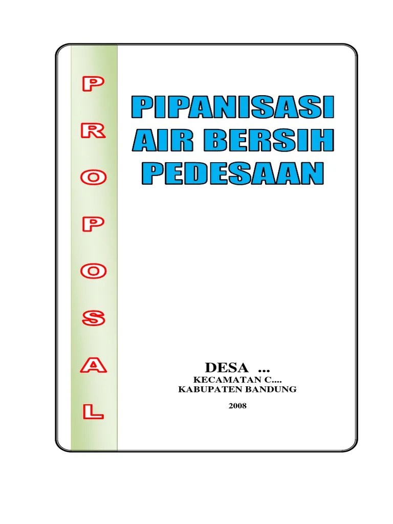 Pipanisasi Air Bersih Pdf Proposal pipanisasi air bersih pdf.