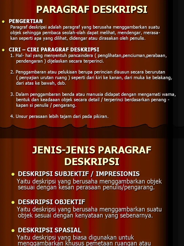 Paragraf Deskripsi | PDF
