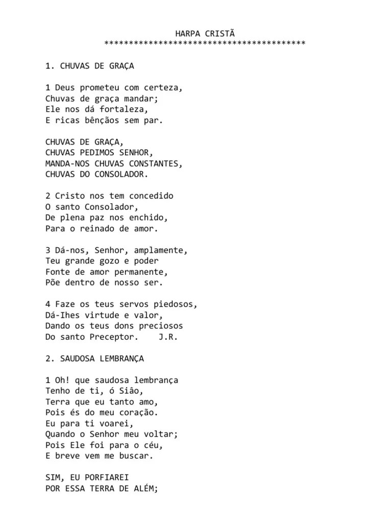 Harpa Cristã - Completa 640 Hinos PDF | PDF