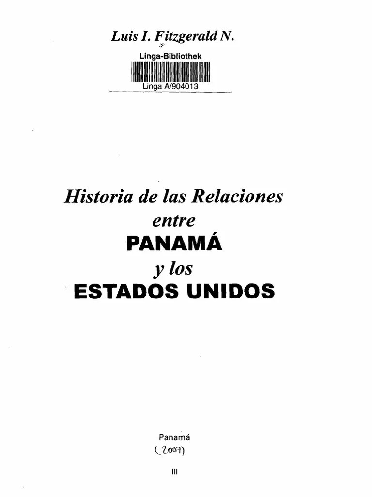 Relaciones Entre Panama Y Estados Unidos PDF | PDF | Panamá | Canal De Panama