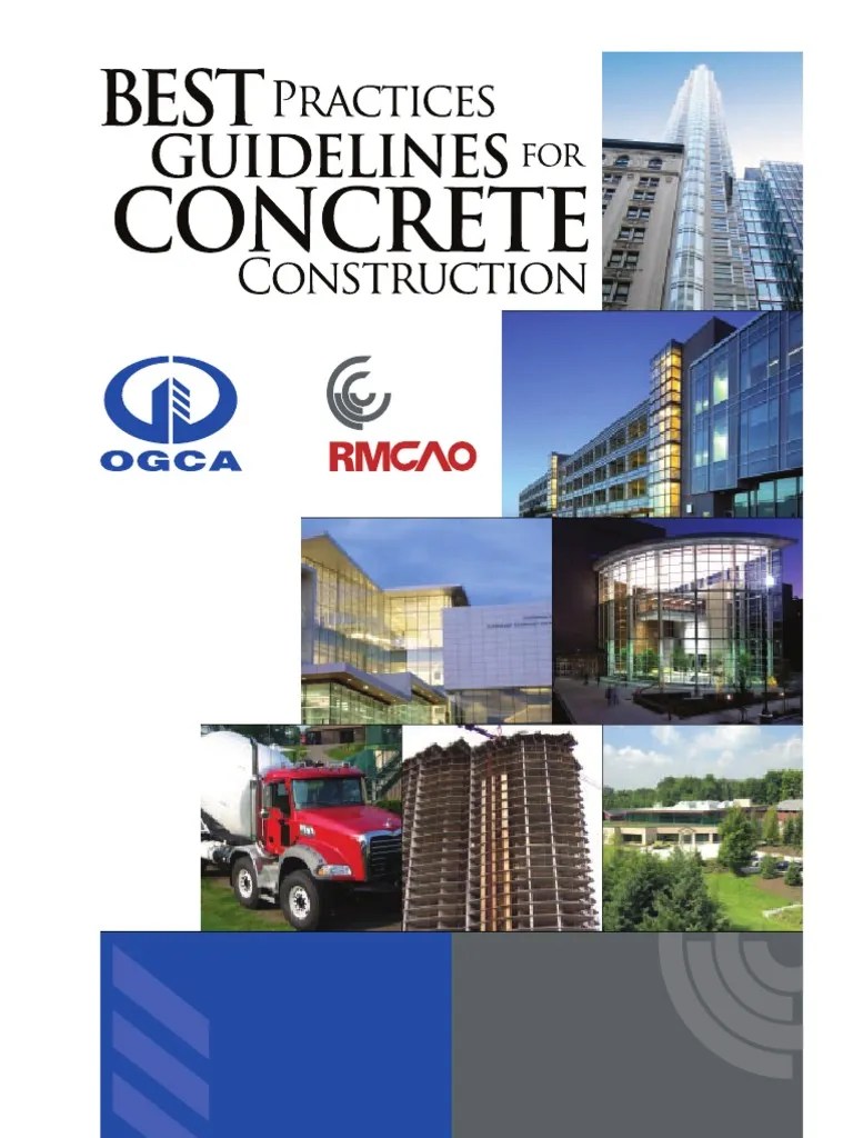 Guide concrete construction