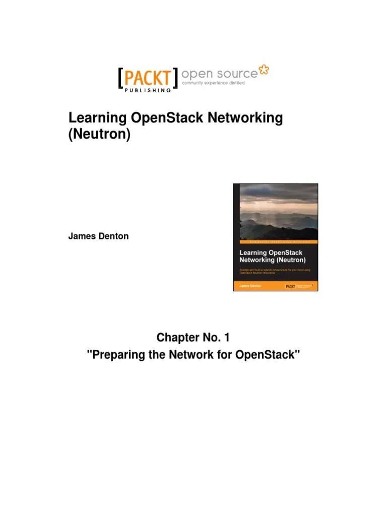 Learning OpenStack Networking (Neutron) Sample Chapter | PDF | Open ...