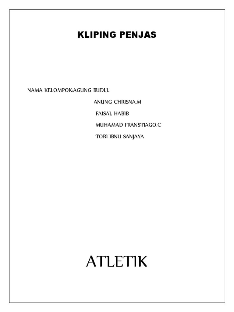 Upaya guru penjas dalam meningkatkan minat murid terhadap materi pokok atletik di sekolah dasar negeri kecamatan sama dua acehrnselatan tahun 2013/ . Kliping Penjas Pdf