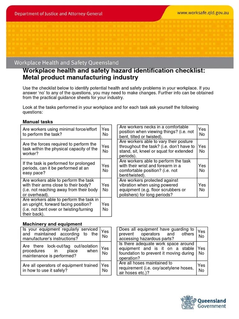 Hazard Identification | PDF | Occupational Safety And Health | Safety