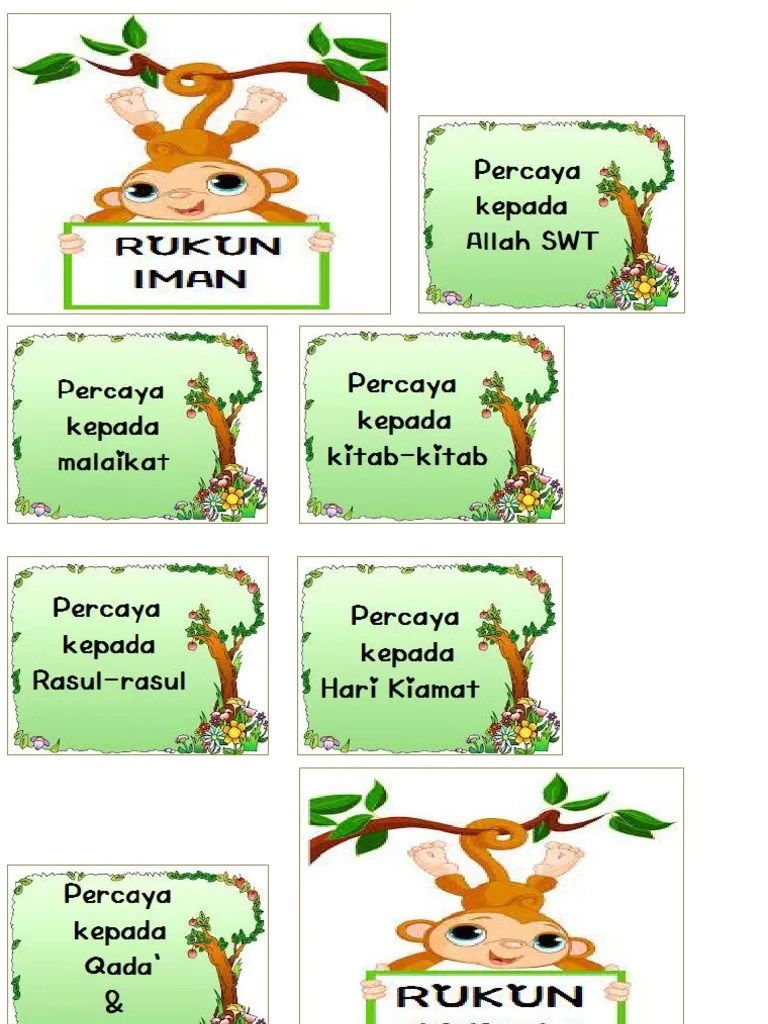 Jemput join dan subscribe channel telegram saya untuk dapatkan file pdf latihan ini, Rukun Iman Dan Islam Pdf
