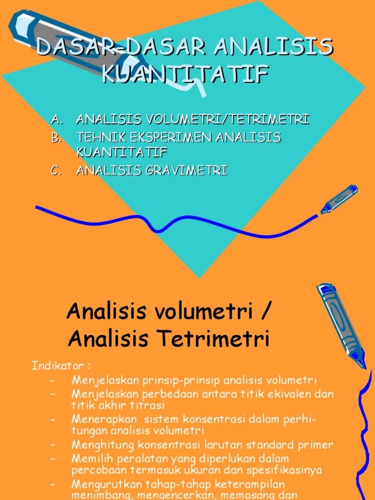 Perbedaan Titik Ekivalen Dan Titik Akhir Titrasi Pdf - Terkait Perbedaan