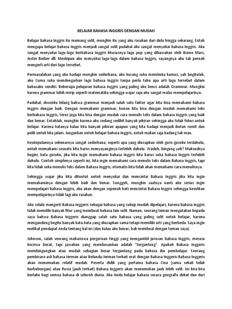 Cara Belajar Bahasa Inggris Dengan Lagu - Cara Mengajarku