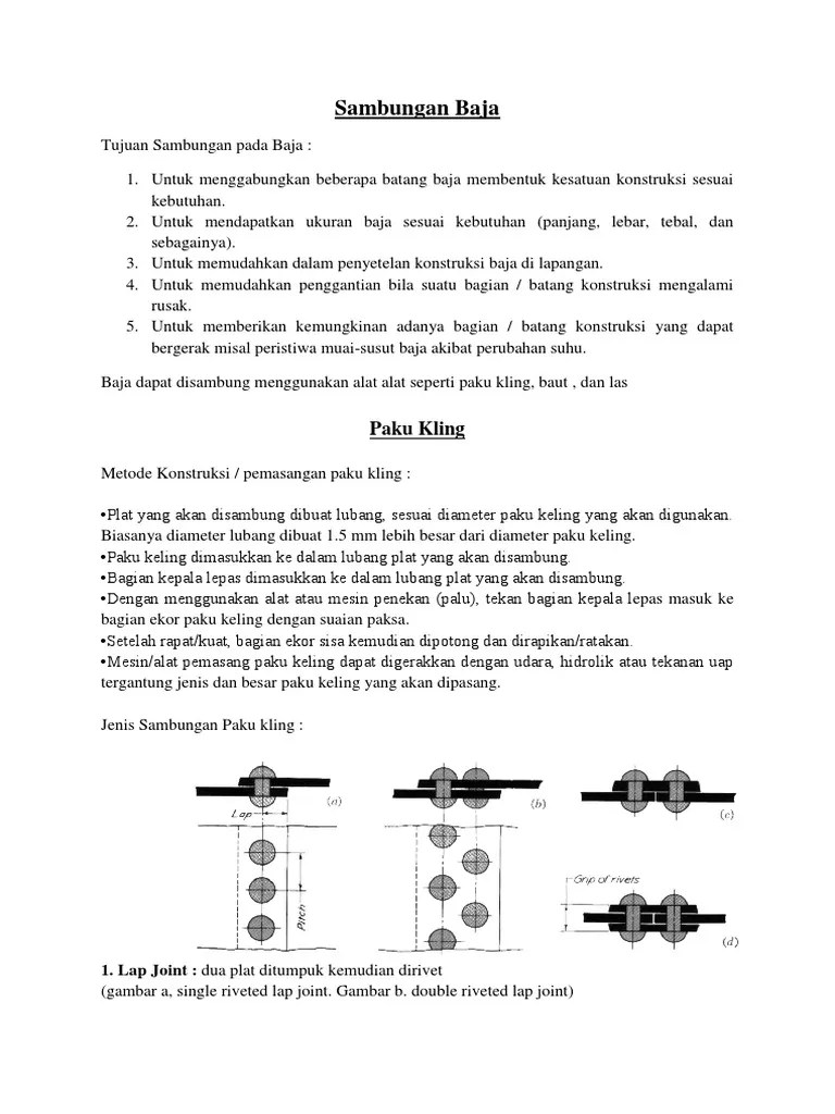 Sambungan Baja | PDF